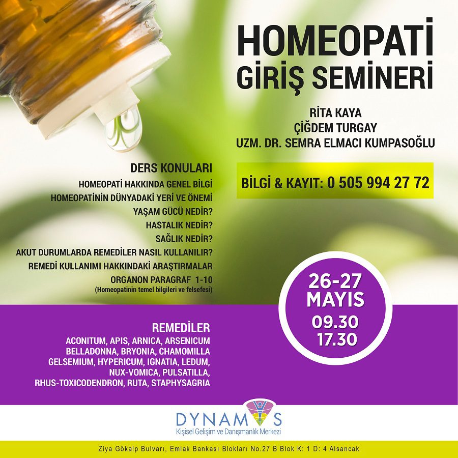 homeopati giriş semineri